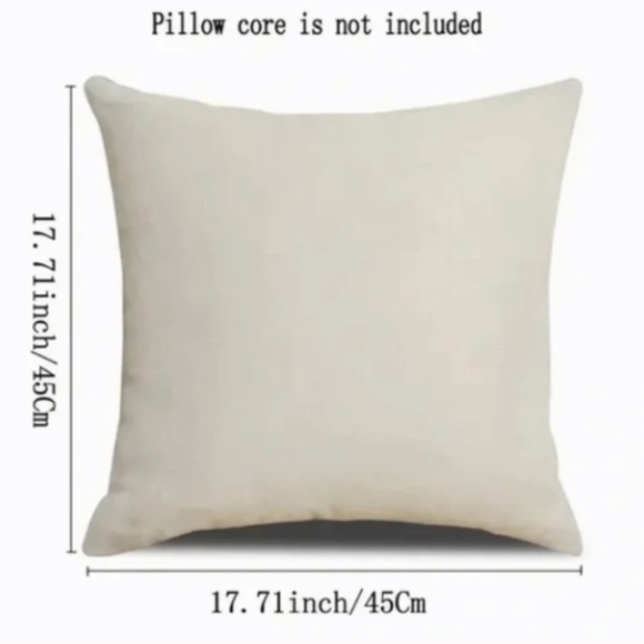 NEW EASTER BUNNIES EASTER/SPRING/NURSERY LINEN PILLOW COVER 17.7" X 17.7" - Picture 3 of 5